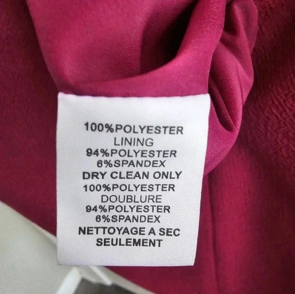 NWT Trina‎ turk zeal off the shoulder crepe cape cocktail dress raspberry size 8 - Picture 8 of 8